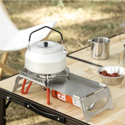 Outdoor windproof stainless steel and insulated picnic folding table