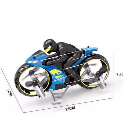 Remote Control Four Axis Motorcycle Aircraft Land And Air Amphibious Mini Drone