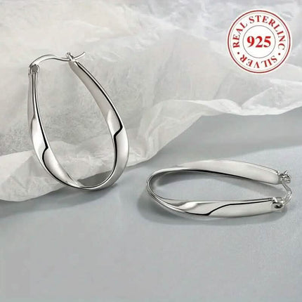 925 Silver Hypoallergenic Elegant Retro Style Earrings