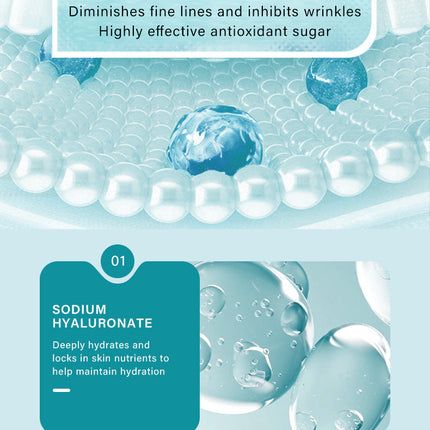 Anti-Wrinkle Face Cream Containing Hyaluronic Acid Hydrating High Moisturizing Fade French