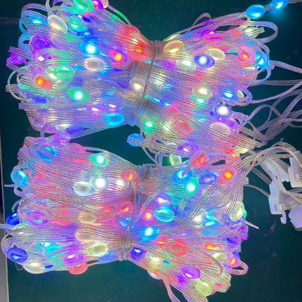 Smart LED RGB Curtain String Lights Bluetooth APP Control Christmas Fairy Light Garland DIY Picture Display Party Wedding Decor