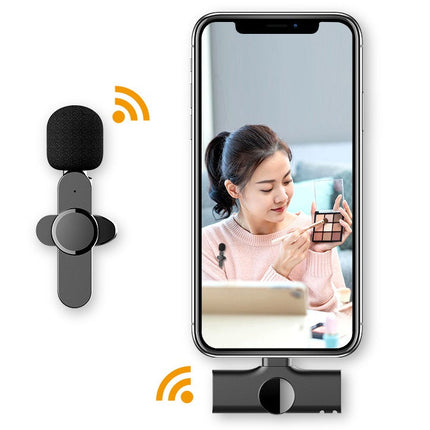 NEW EP033 Wireless Lavalier Microphone Lapel Clip Mic For Android Phone Support Multi-channel Real-Time Mixing