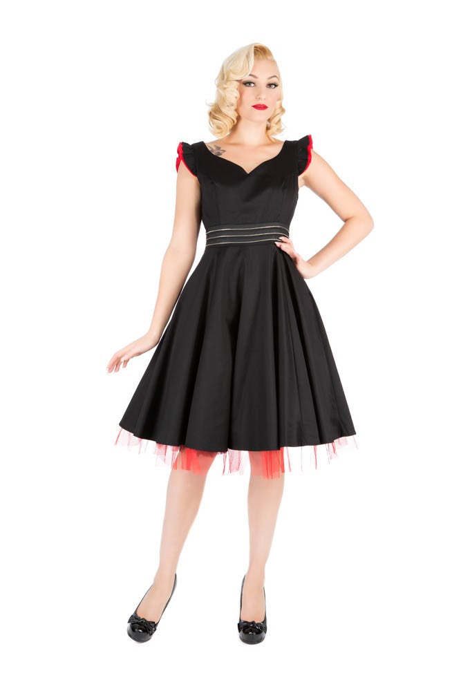 9454 Black Swing Dress