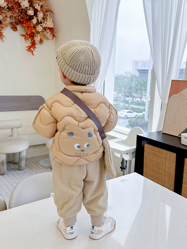 Winter Girls Short Coat Trendy Light
