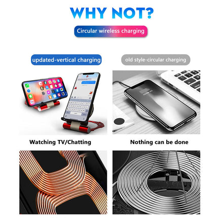 Iron Man Metal QI Wireless Charger Stand Desktop Mobile Phone Charger