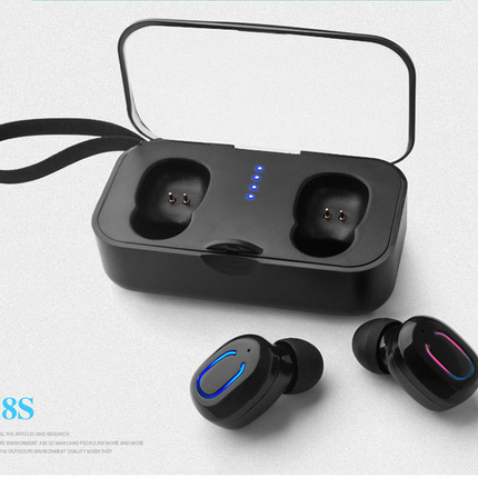 Explosion models private mode TI8S wireless Bluetooth headset Bluetooth headset 5.0 binaural call Mini tws Bluetooth headset