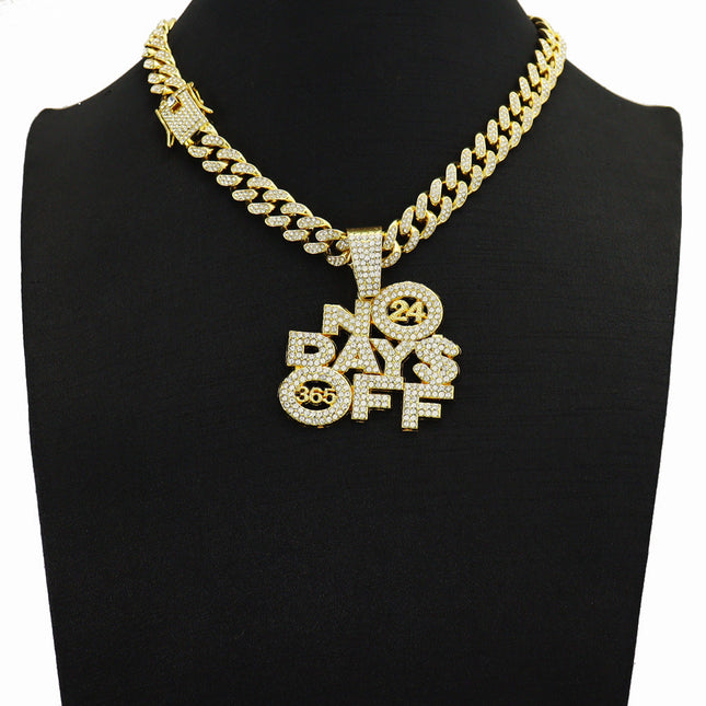Men's And Women's Fashion Personalized Letters Alloy Pendant Necklace