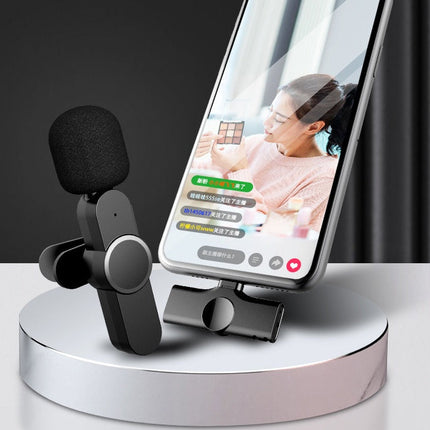NEW EP033 Wireless Lavalier Microphone Lapel Clip Mic For Android Phone Support Multi-channel Real-Time Mixing