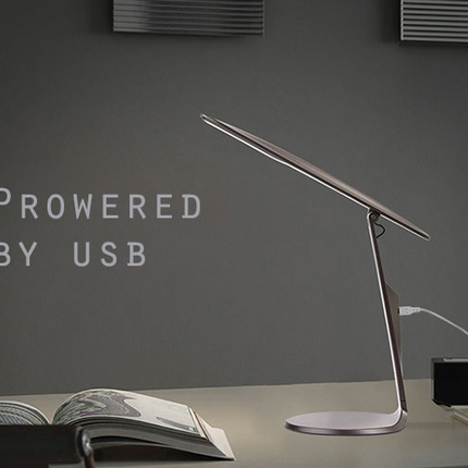 Folding touch table lamp