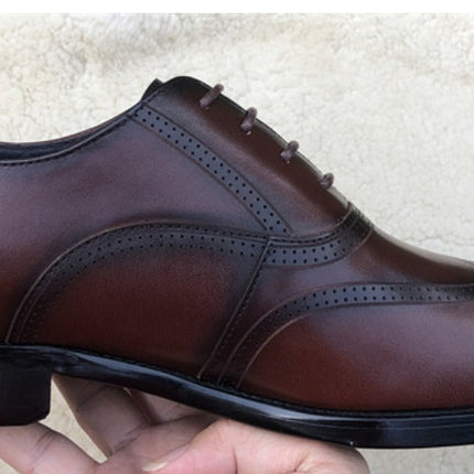 Men's Business Suit Carved Leather Shoes