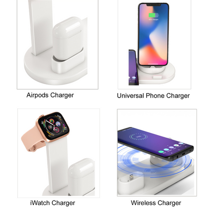 Three in one wireless charger