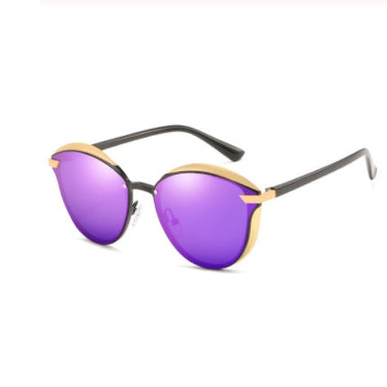 Metal polarized casual glasses