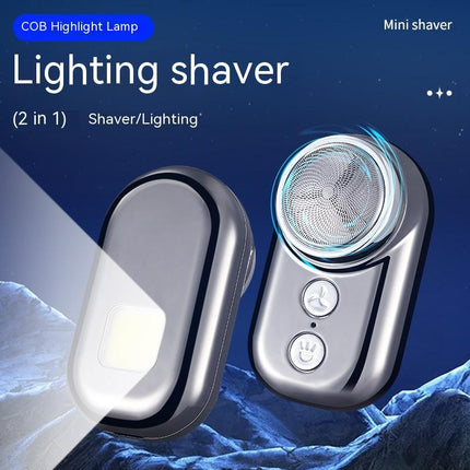 Men's Portable Electric Shaver With Light