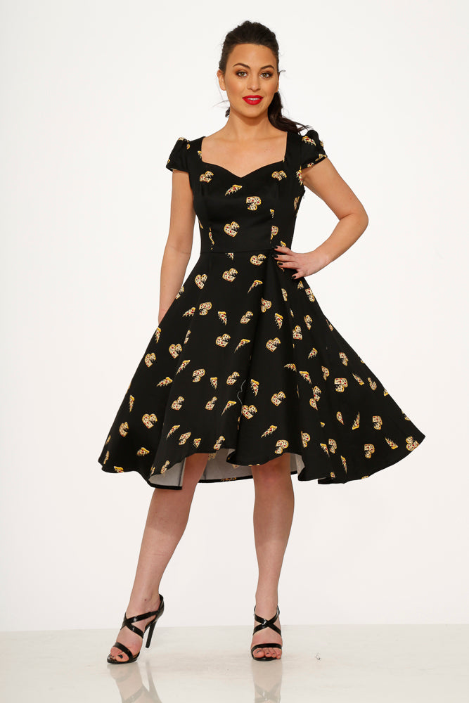 9836 Love New York Pizzeria Swing Dress