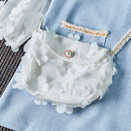 Xiangfeng Korean Princess Dress With Western Style Flowers