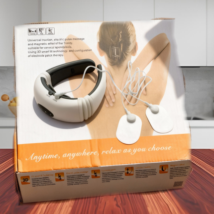 New Neck and back Massager Device Electric Muscle Vibration Stimulation Relaxation Instrument For Neck and back care