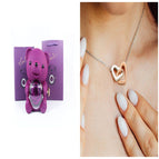 Purple / With a necklace