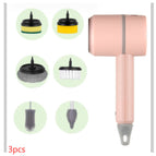 Pink With six brush heads / 3PCS