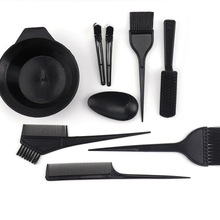 Hair Color Tool Set 11 Pieces Hair Salon Comb Brush Disposable
