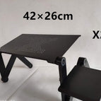 2pcs Black 42x26cm