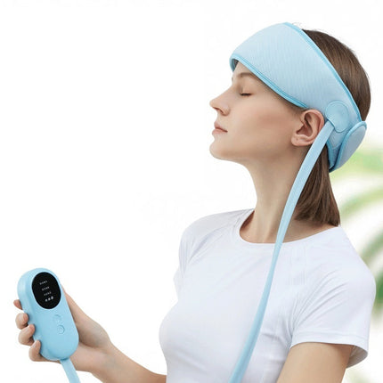 Head Massager Scalp Massage Instrument Artifact Battery Household Electric Kneading Massage Belt Hot Compress