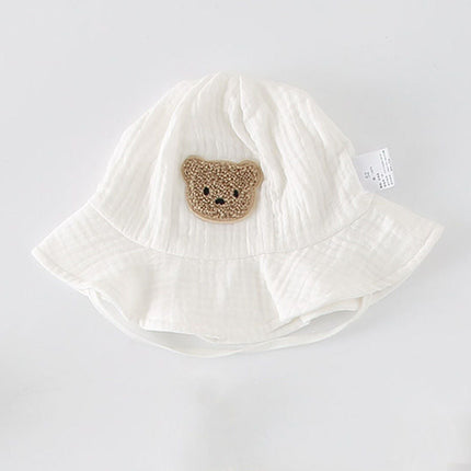 Newborn Baby Summer Gauze Models Long-sleeved Men And Women Hat 0 Full Months 3-6 Thin Section