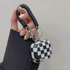 Black And White Plaid / AirPods1 2
