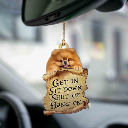 Car Pendant Sleeping Dog Angel Home Decor Acrylic Showcase Hanging Ornaments For Doors