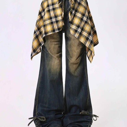 Jeans Women's Skirt Swing Outside Casual Bootcut Pants