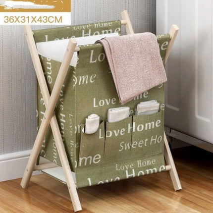 Folding Cloth Bag Frame Dirty Clothes Storage Box