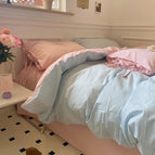 Pink Blue Cp / 1.2M Bed Sheet