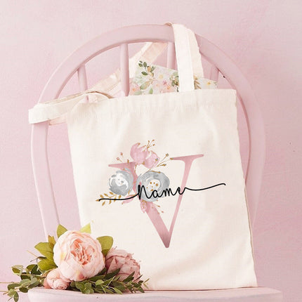 Monogrammed Canvas Bag Women's Tote