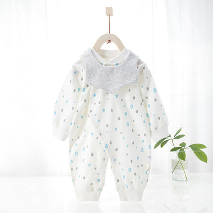 Baby's Pure Cotton Thermal Jumpsuit