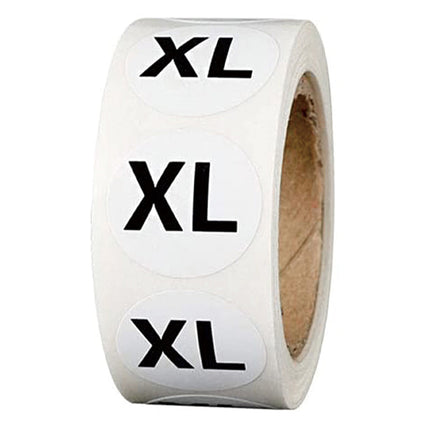 S M L XL Size Clothes Hat Size Sticker Sticker