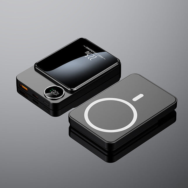 Ultra-thin Magnetic Wireless Power Bank Fast Charging Mobile Power Supply