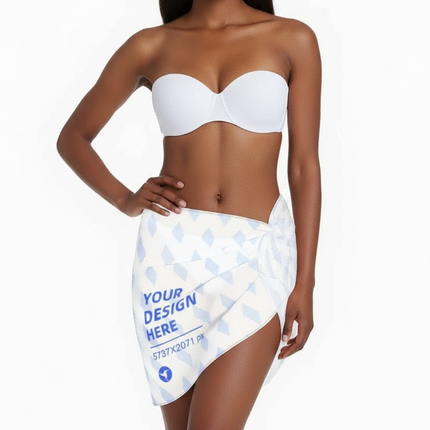 CREATE YOUR OWN Quick Dry Women's Beach Short Wrap Dress