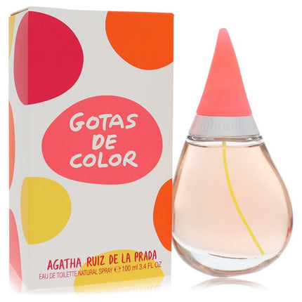 Agatha Ruiz De La Prada Gotas de Color by Agatha Ruiz De La Prada Eau De Toilette Spray 3.4 oz for Women
