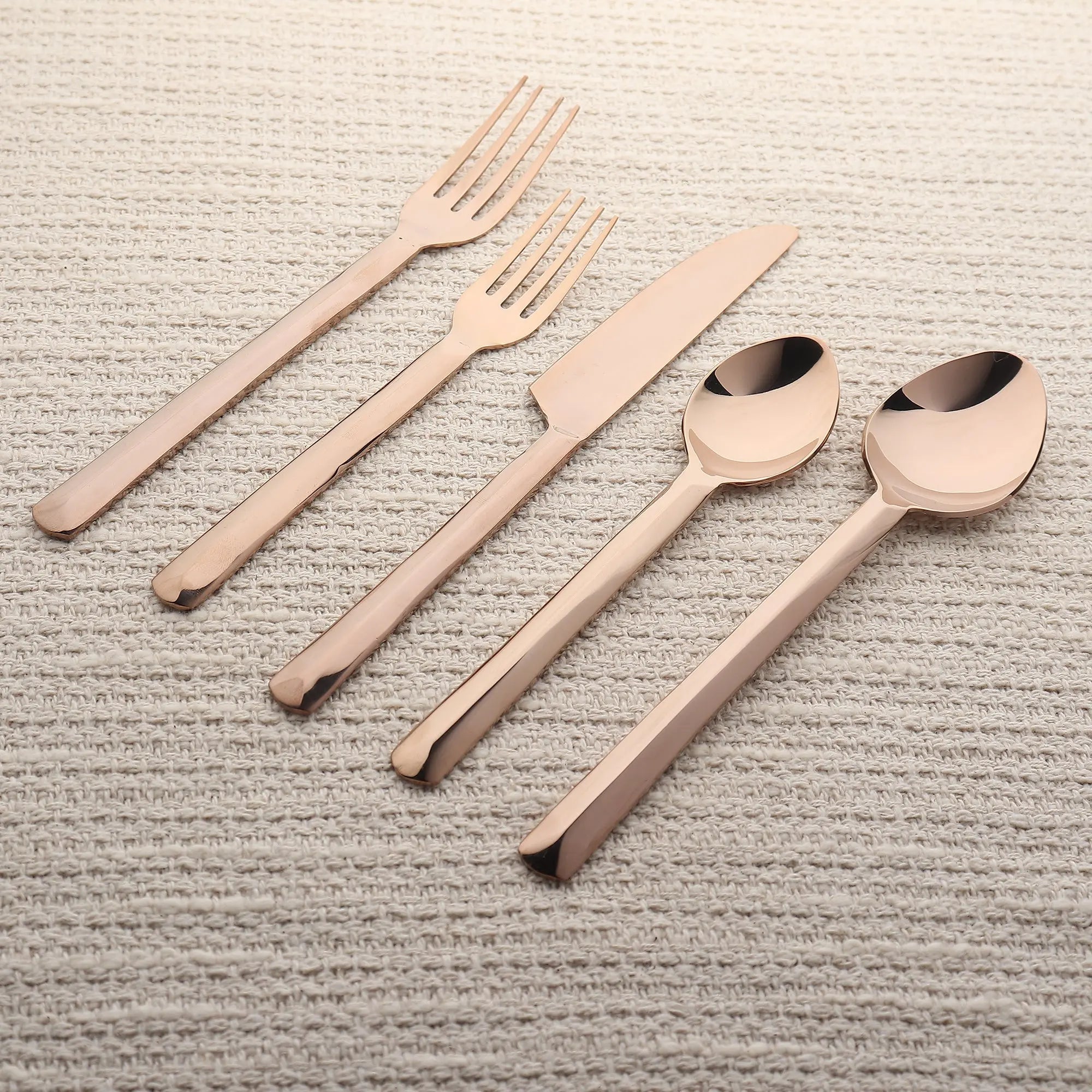 Ariella PVD 5 Pc. Flatware Set