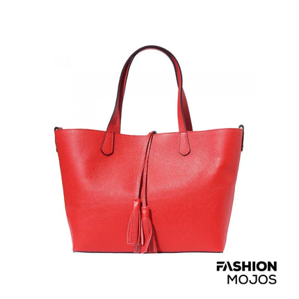 Belinda Leather Shopping Bag