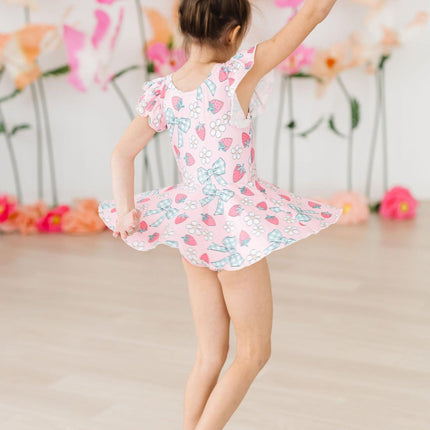 Berry Picnic S/S Twirl Leotard