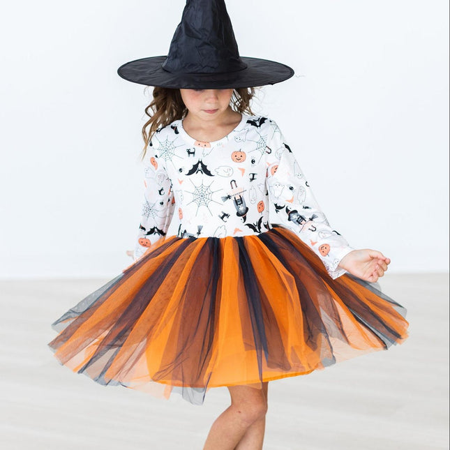 Boo-tiful Halloween L/S Tutu Dress