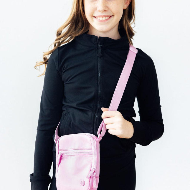 Bubblegum Pink Crossbody Bag