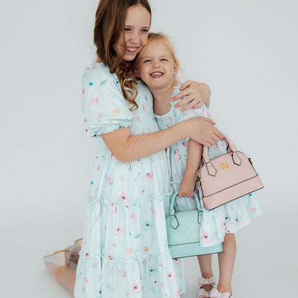 Butterfly Ballet Smocked Ruffle Dress