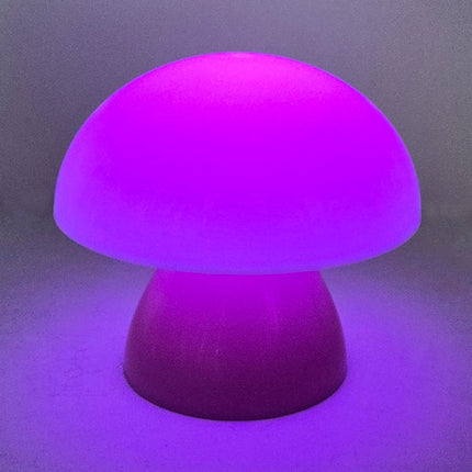 4" Mushroom Shape Decorative Desk Lamp with Multicolor Changing LED Lights