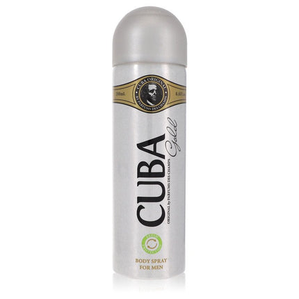 Cuba Gold by Fragluxe Deodorant Spray (unboxed) 6.7 oz for Men