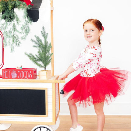 Candy Cane Lane 3/4 Tutu Leotard