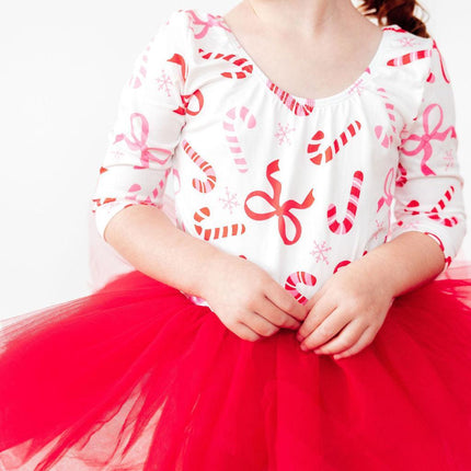 Candy Cane Lane 3/4 Tutu Leotard