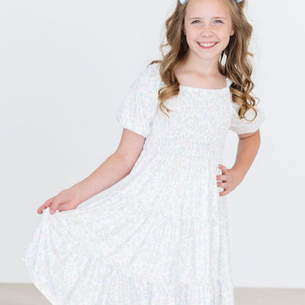 Cloud 9 Smocked Ruffle Dress
