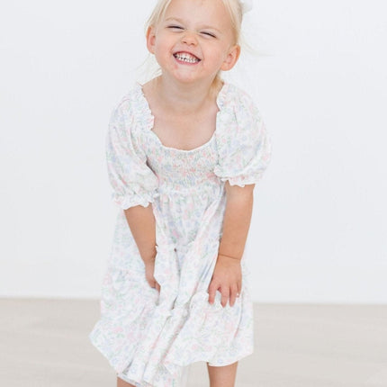 Cloud 9 Smocked Ruffle Dress