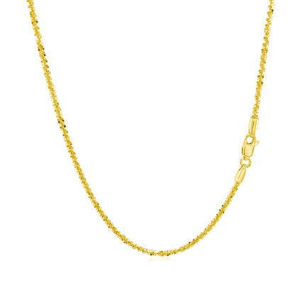 10k Yellow Gold Sparkle Chain 1.50 mm)